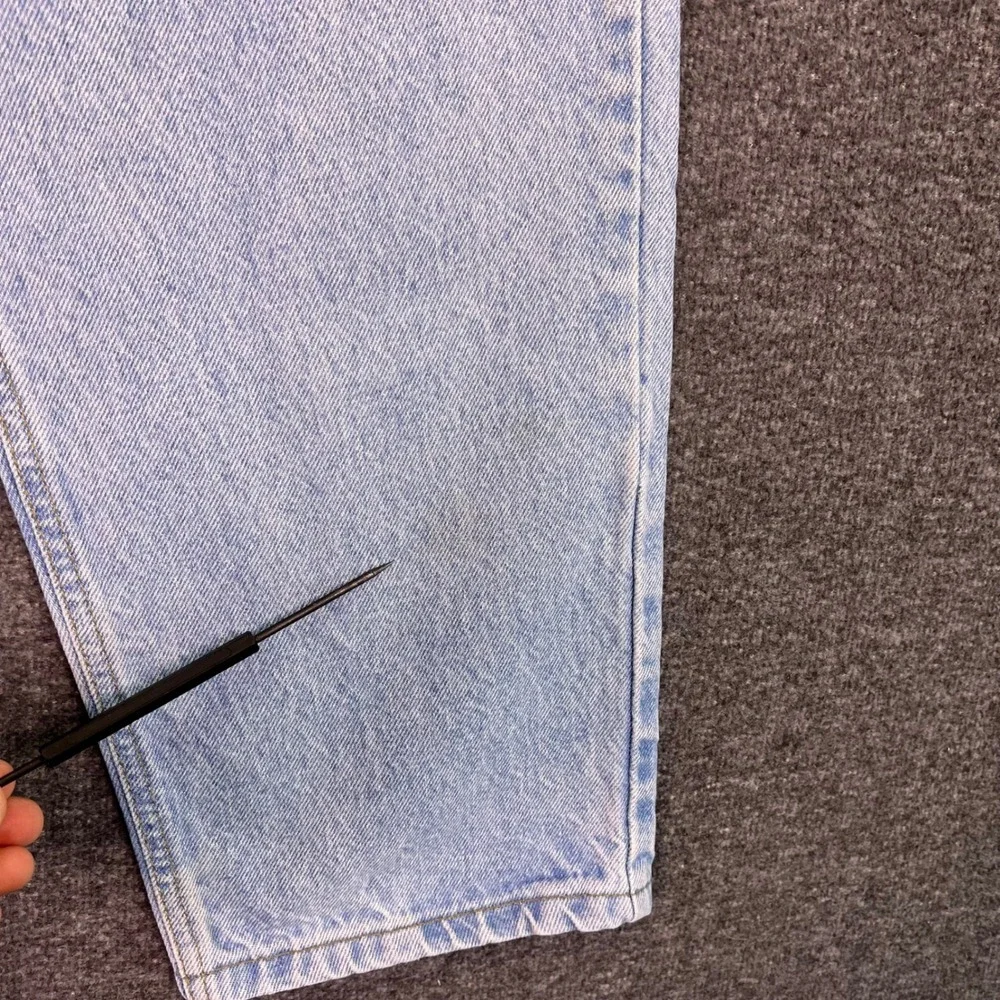 VTG Carhartt‎ Jeans Mens 36x31 Light Wash Relaxed Tapered Workwear B17STW USA